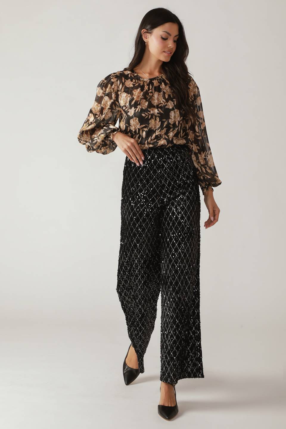 RUNNING OUT OF TIME SEQUIN PANTS Flying Tomato